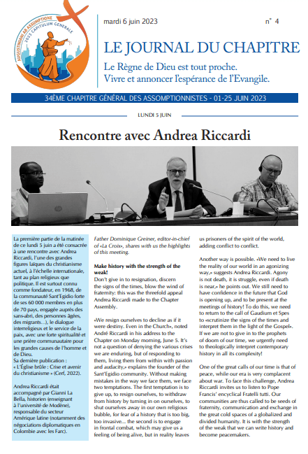 Immagine correlata a Rencontre avec Andrea Riccardi